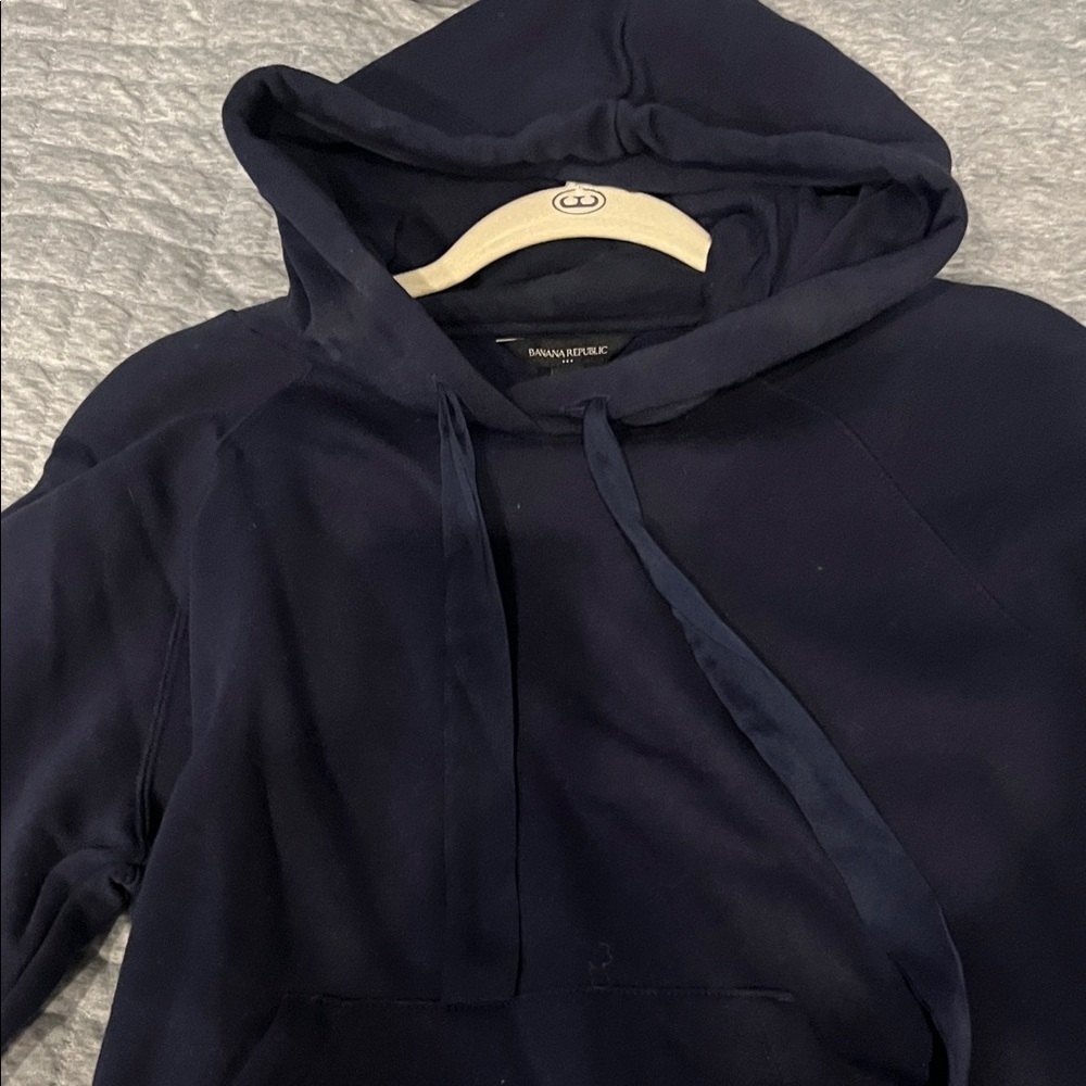 Banana Republic Dark Blue Hoodie Sweater